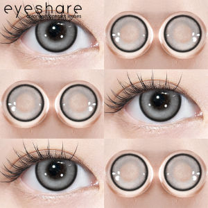 {0°-600°} คอนแทคเลนส์สายตาสั้น bubble คอนแทคเลนส์แฟชั่น สีฟ้า/สีเทา/สีน้ำตาล 14.5มม.ตาโต ใช้งานได้ 1 ปี