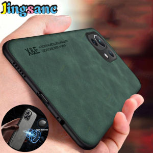 Jingsanc Ốp Điện Thoại Cho Xiaomi Mi 11 Lite/Mi 11 Lite 5G/Mi 11 Lite 5G NE Ốp Da Cừu Sang Trọng Với Sức Hút Từ Tính Bên Trong Nhẹ Và Mỏng Ốp Lưng Chống Sốc Ống Kính Toàn Diện