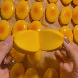 ZENDO12 Slow Rising Squishy Cheese Toy Simulated Anti-Anxiety Sensory Fidget Cake Children Gift Hand Relax Squishy Bread Kids Adult