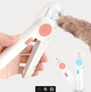Cat nail clippers with LED Cat nail cutter for LED prevent hurt cat cat nail clippers ( Random ) - AMAZONE