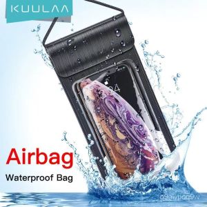 KUULAA Waterproof Phone Pouch Underwater TPU Case Swimming Diving Phone Case For any