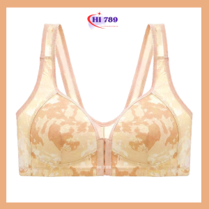 Bra Wanita Seamless Push Up Gesper Kait Depan Busa Tipis Tanpa Kawat Elegan 398