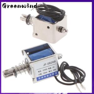 【Greenwind】 JF-0826B 12V/2A 10mm 20N push pull type open frame solenoid electromagnet