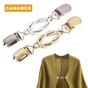 【CANAMEK】 Sweater Cardigan Clip Duck-mouth Clip Sweater Pin Brooch Clothing Decor Jewelry