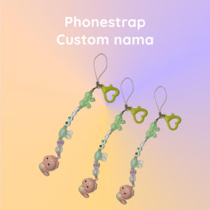 STRAP HP CUSTOM NAMA/GANTUNGAN CASE HP/STRAP HP BISA PILIH HURUF/STRAP PHONE CUSTOM NAMA WARNA