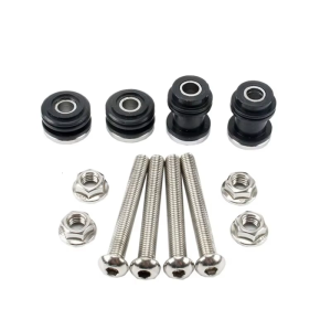 Rustproof Quick Release Screw Bolts Set For Motorcycle Backrests XL883 XL1200 Model Effortlessly Installation Secure Fit