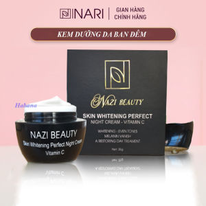 Kem dưỡng trắng da ban đêm Nari giảm lão hóa tăng liên kết cân bằng pH dưỡng da trắng sáng khỏe mạnh 35g