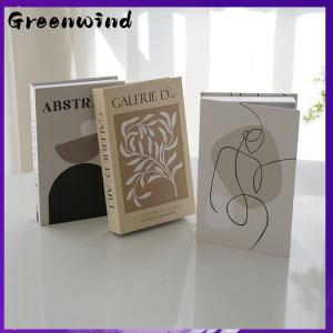【Greenwind】 Open Luxury Book Storage Box Home Decor Fashion Paris Decorative Books Interior Decoration Coffee Table Bedroom Ornaments