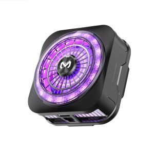 JWJ CX21 Phone Cooler 9V/2A Semiconductor Cooling Fan Radiator Silent Magnetic & Back-Clip Universal For Live Streaming Gaming