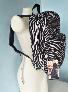 JANSPORT BACKPACK /CLASS A/ZEBRA DESIGN