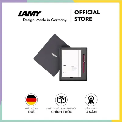 Bộ quà tặng cao cấp LAMY Sổ tay khổ giấy A5 White bìa mềm + Bút cao cấp Al-star – Hãng phân phối chính thức
