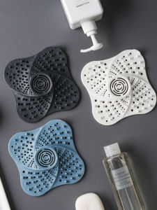 Bathroom Hair Strainer Floor Drain Cover Sewer Strainer Bathroom With Suction Cup Anti Blocking Floor Drain Cover