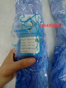 (Cước 0.14-6.5p x 75 mắt) Lưới cá lưới 1 cá lưới cá kìm ruột lưới lưới thái xanh lưới cá nhọn ruột lưới cá