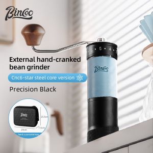 BINCOO Coffee Grinder Manual Coffee Dripper Set CNC6 Star Steel Core Coffee Bean Coffee Maker Portable Gift Best