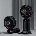100 Wind Speed Turbo Fan Rechargeable with LED Display Personal Handy Desk Fan. 
