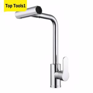 360 Degree Swivel Faucet Hot and Cold Water Faucet 4 Modes for Wash Basin
