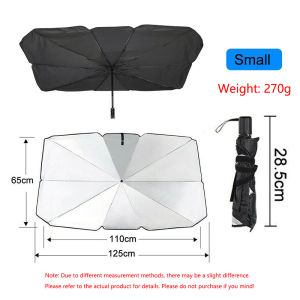 (Ship in 12hrs)Universal Car Windshield SunShade Outdoor front Windshield UV Umbrella retractable folding Dash Covers Automobile Interior Accessories