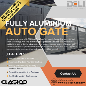 Deli Aluminium Auto Gate – Secure Durable & Stylish Automatic Gate System