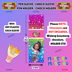 Teachers day pensleeve chocosleeve giveaway for Teachers day gift idea