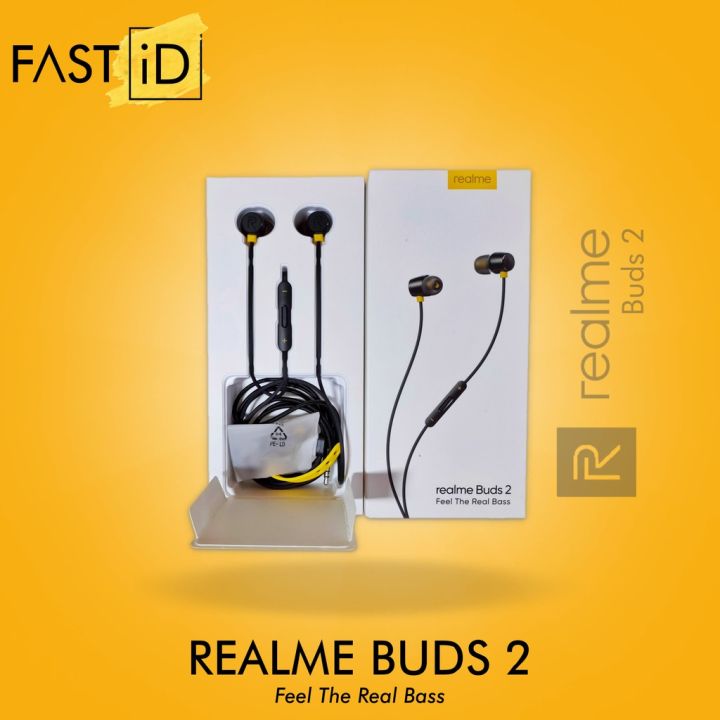 ORIGINAL 100% Headset Handsfree Earphone Earphones Buds Realme