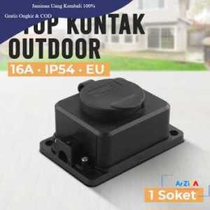 TANXIS Stop Kontak Outdoor Terminal Anti Air IP54 16A 250V EU