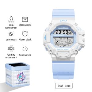ZGO x Sanrio Kids Watch For Boys Girls Waterproof 50M Anti-Fall Alarm Calendar Sports Student Gift 892