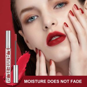 LAMEILA Velvet Mist Air Lip Glaze Matte Lipstick Light Lip Glaze Long-lasting Makeup Not Easy To Fade Non Fading Mirror Glass Lip Glaze Students