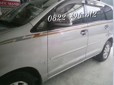 Tem dán sườn xe Innova Fortuner tem innova con hạt