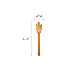 ช้อนไม้สำหรับทำอาหาร1ชิ้นที่เลือกโดยเชฟเครื่องใช้ในครัวไม้ไผ่สำหรับทำอาหารแบบนอนสติ๊กช้อนไม้อุปกรณ์ทำอาหารไม้พายช้อนที่คีบ