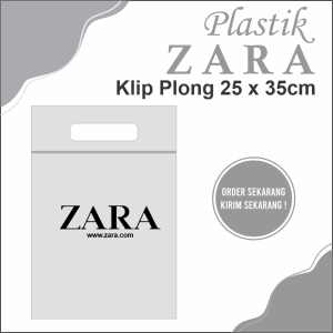 Isi 50 Pcs (Size 25 x 35+7cm) Plastik Klip Pound  ZARA Kantong ZARA Plastik H&M Plastik Uniqlo Plastik Klippound Plastik Custom