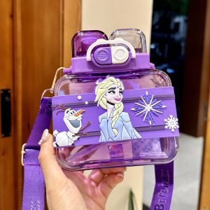 Bình Nước 2 Kiểu Uống Có Dây Đeo Disney 800ml Cho Bé-JA SHOP