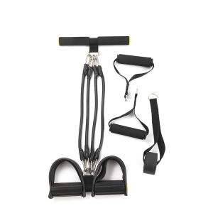 Pedal Resistance Band with Handles Multi-Function Exercise Band for Arm Leg Waist Training Home Fitness Equipment