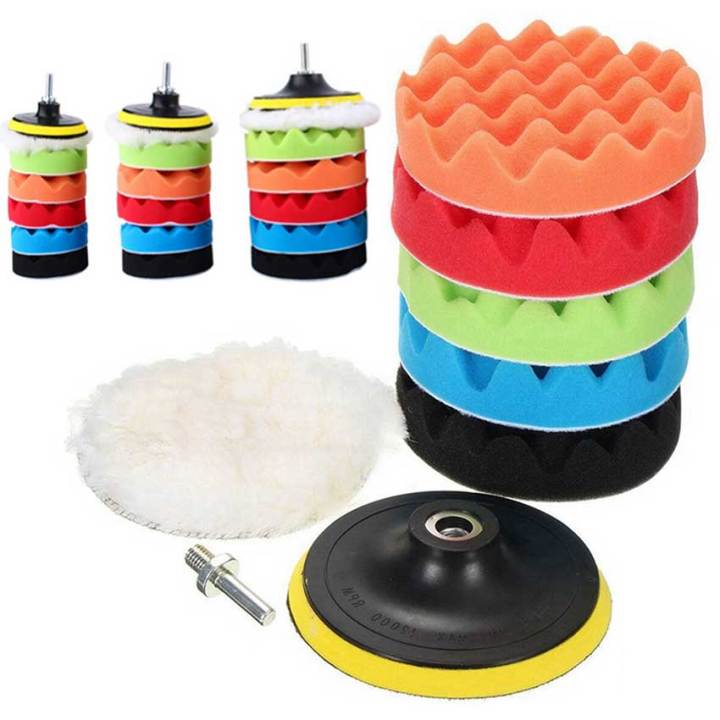 【Local Warehouse】8PCS/SET 3Inch/5Inch/7Inch Car Polishing Drill Wheel