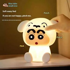 Panda Patting Led Night Light Bubu and Dudu Cute Animal Cartoon Lamp for Kids Bedside Bedroom Living Room Decorative Children Toy Gift