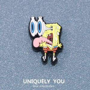 Jibbitz crocs charm crocs Shoe Buckle Shoe Accessories Cartoon Cute SpongeBob SquarePants Shoes Accessories