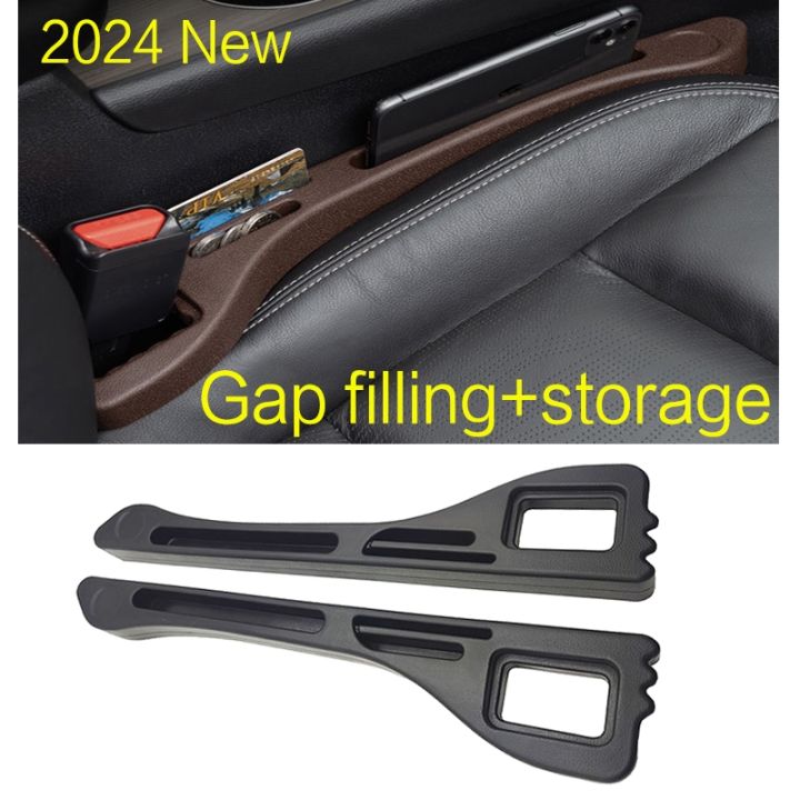 2 Pièces Gap Filler Pad Pour Siège Auto - Remplissage D'espace, Rangement, Anti-perte D'objets, Pour Voitures/SUV - 5
