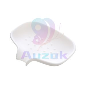 AUK Silicone Soap Dish Soap Holder Soap Tray Non-slip and Flexible for Bathroom