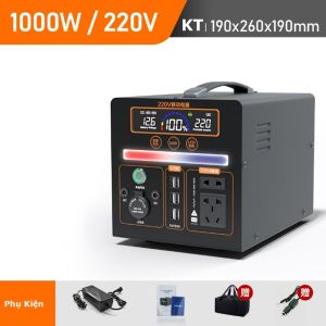 Trạm sạc tích điện 1200W dung lượng 5600Ah - Trạm phát điện dự phòng 220V đa năng cao cấp