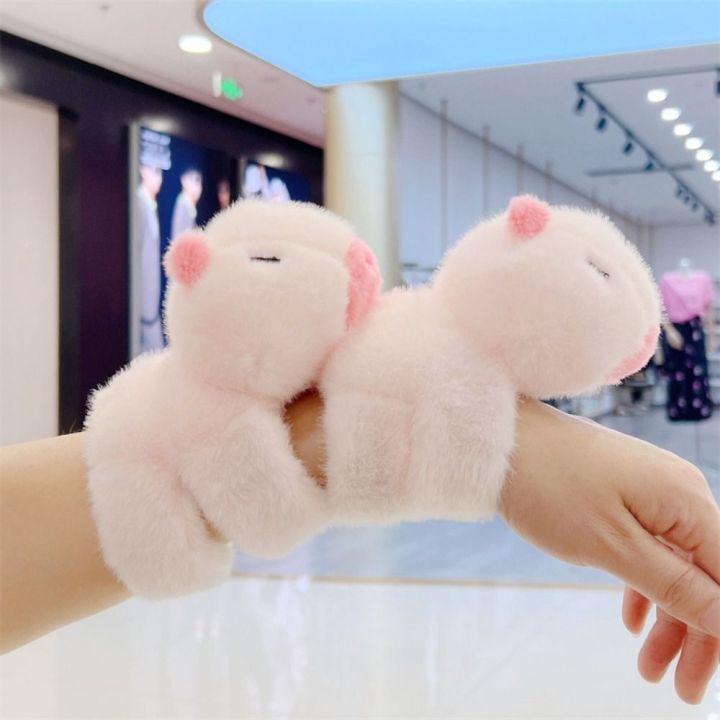 BEIBEI capybara plush Simulation Slap Bracelet Series Wrist Style ...