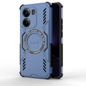 For Poco X7 Pro 5G Case Armor Shockproof Protect Phone Cover for Xiaomi Poko Little X7 X7 Pro X7pro Pocox7pro Car Magnetic Funda