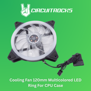 Circuitrocks Cooling Fan 120mm Multicolored LED Ring For CPU Case