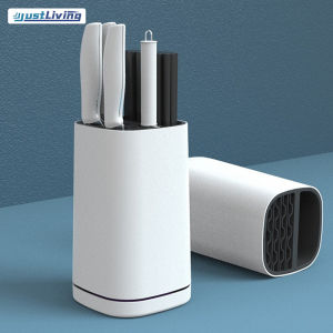 JustLiving Integrated Cutlery Drying Rack PP Cutter Holder Chopsticks Cage Drain Organizer Tool Spoon Fork Storage Box Knife Holder