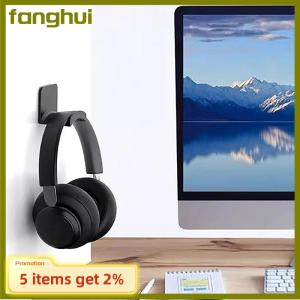 fanghui Wall-mounted Computer Headset Holder Without Punching Headphone Stand Storage Hook Dormitory Desktop Display Rack Storage Rack