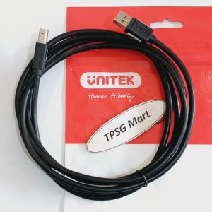 Cáp máy in USB 2.0 Unitek dài 1.8m / 3m / 5m / 10m (Cáp chất lượng chống nhiễu)