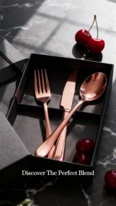 Premium Flatware Set – 6 6 Forks 6 Spoons 6 Teaspoons