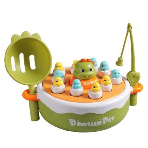 Sáng tạo âm nhạc bắt trò chơi với bàn cờ Khủng long đồ chơi câu cá cho trẻ em giáo dục tương tác Hội đồng quản đồ chơi hoạt động gia đình