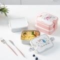 Kotak Makan Anak Lucu Dan Unik Lunch Box 2 Tingkat. 