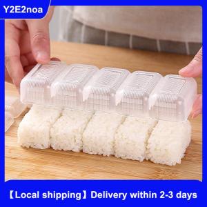 【Local shipping】 5Pcs set Sushi Nigiri Maker Rice Ball Molds Nonstick Press Maker DIY Bento Tool