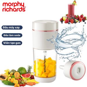 Máy xay sinh tố tạo ga cầm tay thương hiệu cao cấp Morphy Richards MR9801 260ml - Hàng Nhập Khẩu (Bảo hành 24 tháng)