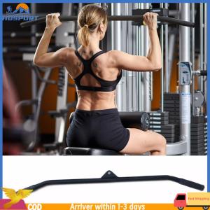 【Hospor】39.37 Inch LAT Pull Down Bar Fitness Equipment Curl Tricep Press Down Bar Curl Pulldown Bar for Pulley Cable Machine